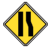 Lane Ends/Merge Left